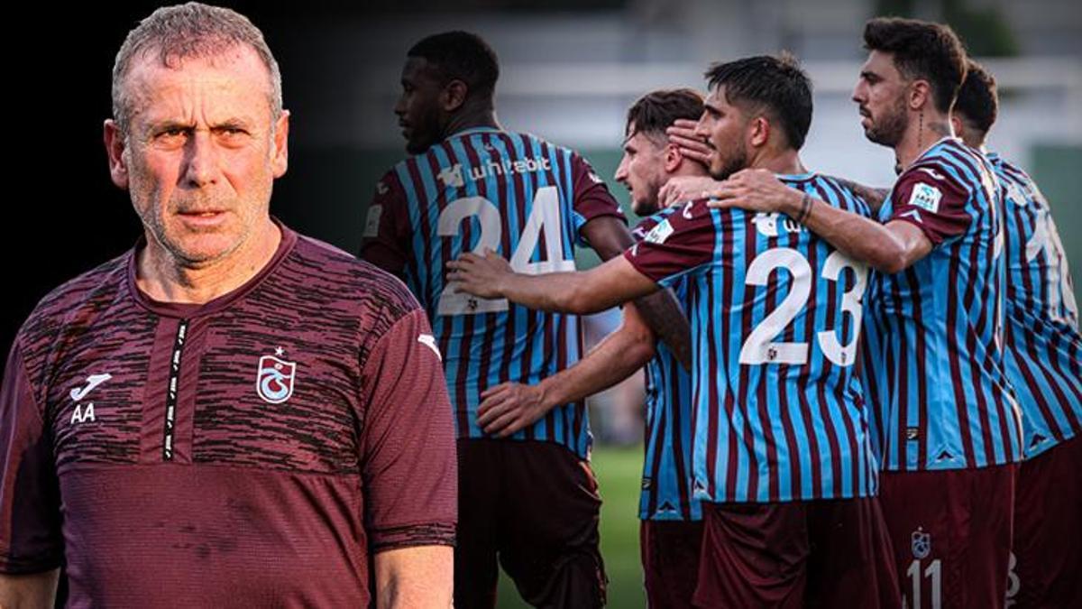 Trabzonspor, hazırlık maçında Zeleznicar Pancevo'yu 3 golle geçti!