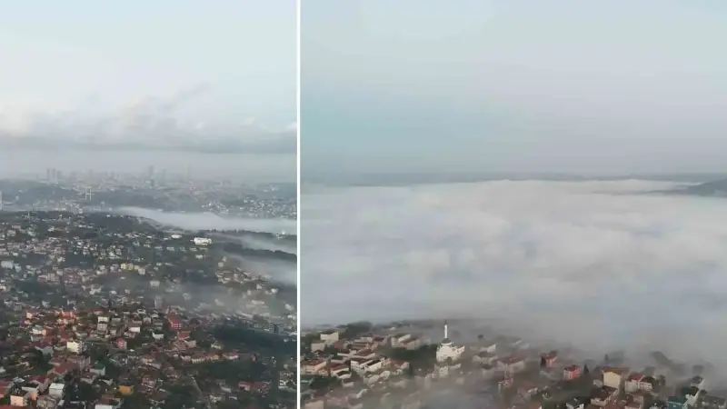 İstanbul Boğazı sisle kapandı
