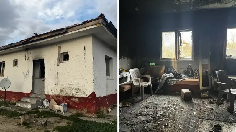 Kırklareli’nde bir evde yangın faciası: 1 kişi öldü 1 kişi yaralandı