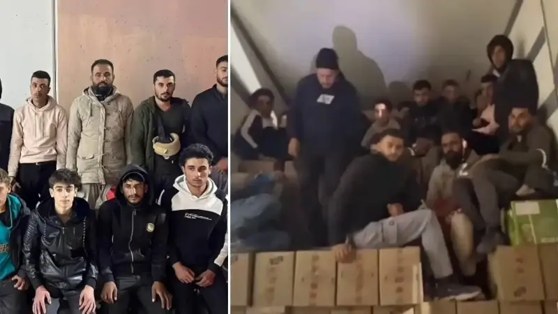Tırın dorsesinden 16 göçmen çıktı: 2 organizatör tutuklandı