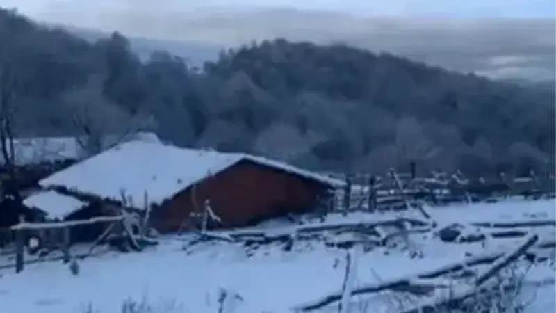 Amasya’da yaylalar beyaza büründü