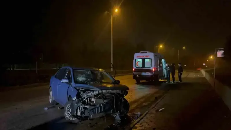 Bir yolda aynı anda dört ayrı kaza: Yenisinin olmaması için yoğun çaba gösterdiler