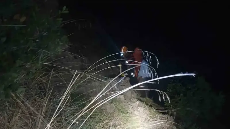 Bursa’da ormanlık alanda mahsur kalan vatandaş kurtarıldı