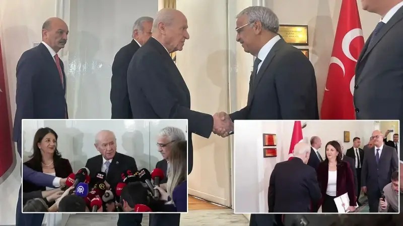 Devlet Bahçeli ve DEM Parti heyeti görüştü: ‚İkinci aşamaya geçildi‘