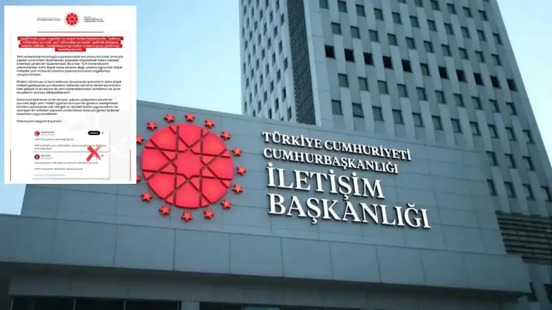Dezenformasyonla Mücadele Merkezi ‚yabancı mühendise ayrıcalık‘ iddialarını çürüttü