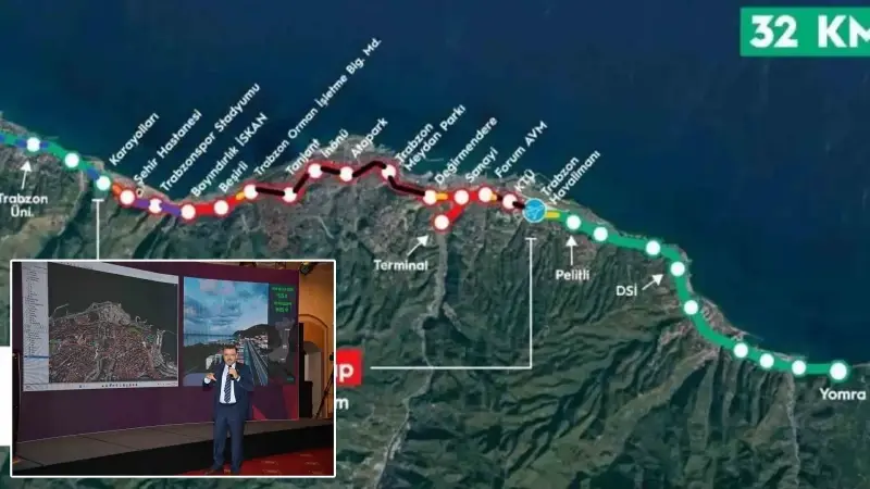 İlk kazma 2026’da vurulacak: Trabzon Raylı Sistem Projesi yatırım programına alındı