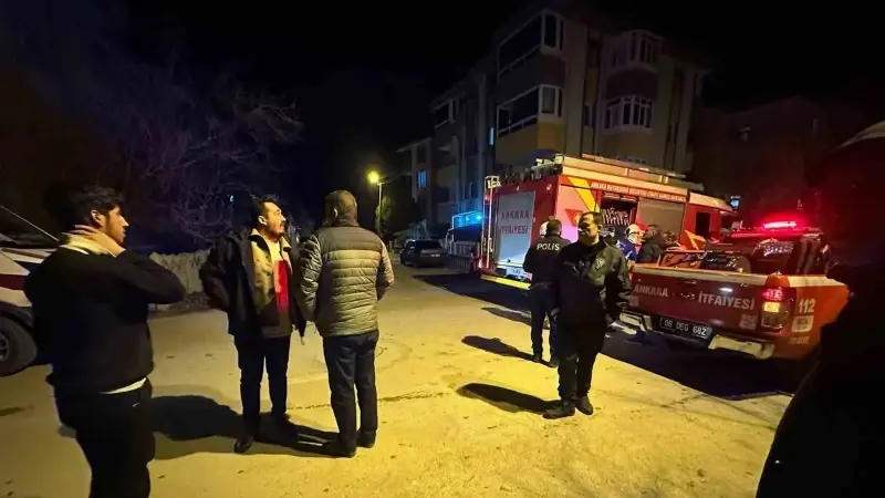 Ankara’da bir binada baca yangını: İtfaiye ekiplerinin müdahalesiyle söndürüldü