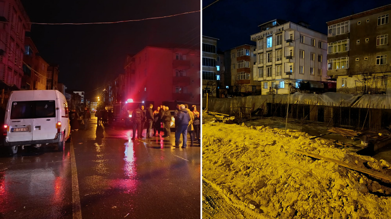 Tekirdağ’da gece yarısı panik: Dört apartman tahliye edildi