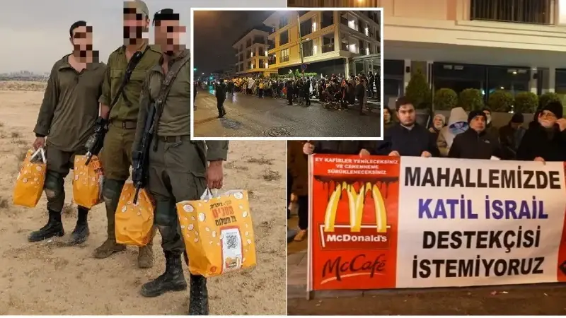 Üsküdar’da McDonald’s protestosu: 103 gündür geçit vermiyorlar