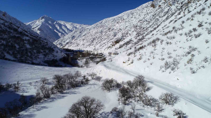 Van-Çatak yolu çığ düşmeleri nedeniyle dört gündür ulaşıma kapalı